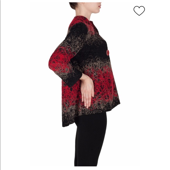 Joseph Ribkoff Single Button Knit Jacket - Picture 2 of 11